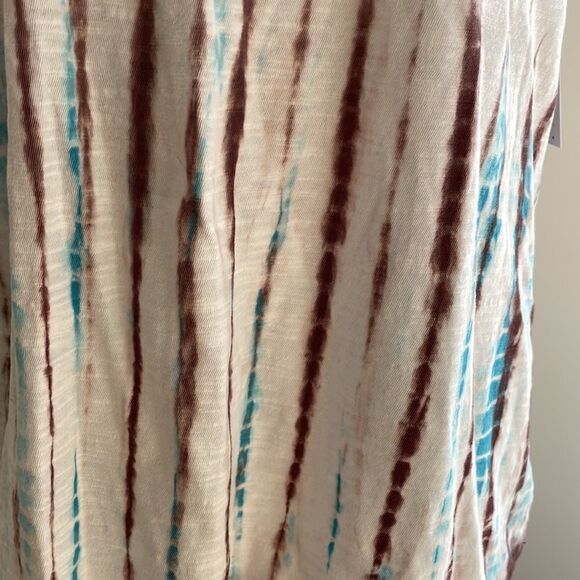 NWT Sonoma T-shirt with double sleeve openings and ties women’s large - Picture 7 of 8